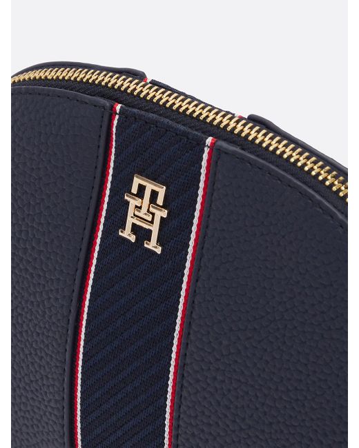 Tommy Hilfiger Blue Pebble Grain Dome Washbag