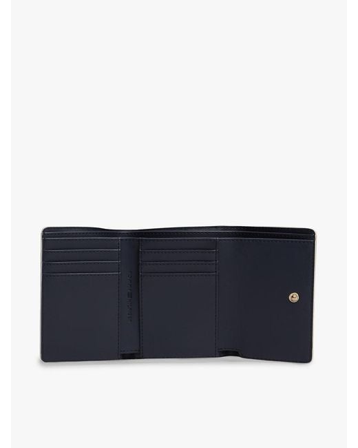 Tommy Hilfiger White Hilfiger Icon Debossed Trifold Wallet