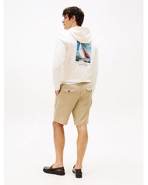 Pantalón Corto Harlem De Corte Amplio Tommy Hilfiger de hombre de color White