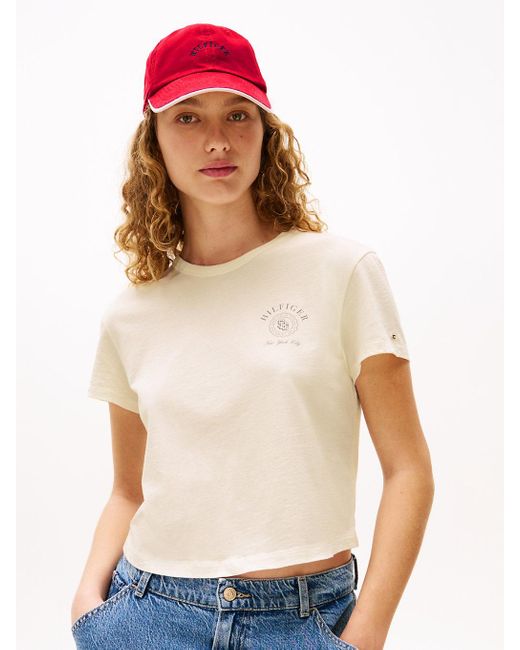 Casquette À Logo The Sofia Capsule Tommy Hilfiger en coloris Red