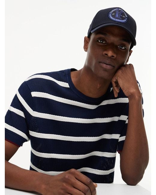 Cappello Da Baseball Con Patch Logo di Tommy Hilfiger in Blue da Uomo