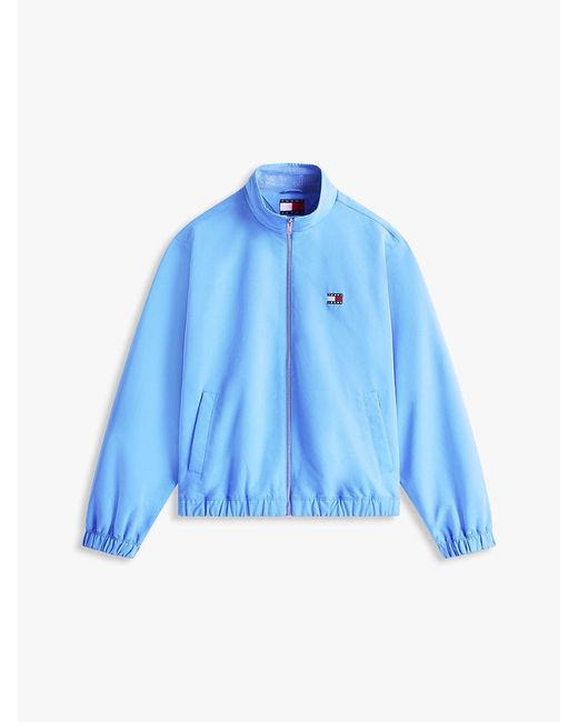 Tommy Hilfiger Blue Collar Logo Water Repellent Zip-Thru Jacket for men