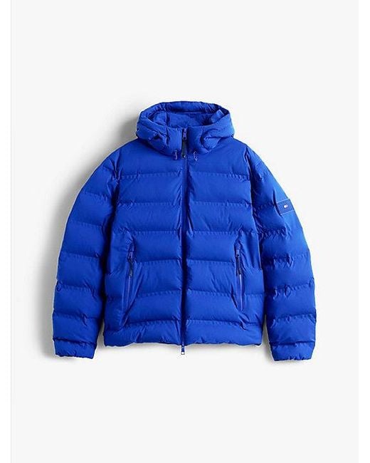 Tommy Hilfiger Tech Waterafstotend Jack Met Thermo-Isolatie in het Blue voor heren