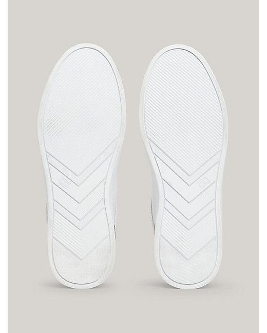 Zapatillas Elevated Essential de piel Tommy Hilfiger de color White