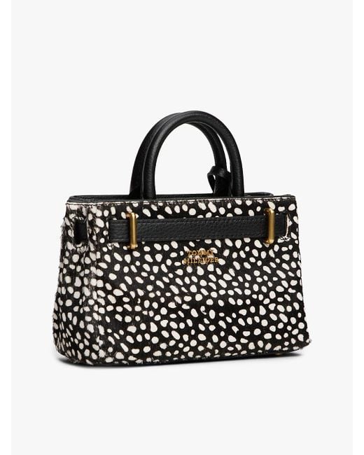 Cabas The American Icon À Motif Peau De Daim Tommy Hilfiger en coloris Black