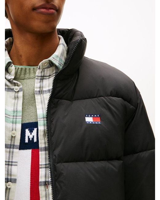 Doudoune Décontractée Froissée Déperlante Tommy Hilfiger pour homme en coloris Black