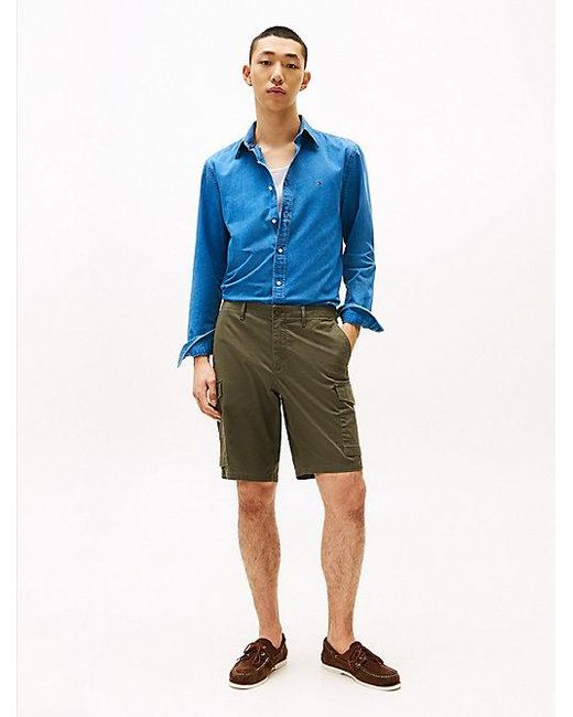 Tommy Hilfiger Harlem 1985 Relaxed Fit Cargo-Shorts in Blue für Herren