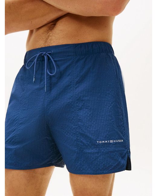Tommy Hilfiger Blue Original Ripstop Mid Length Swim Shorts for men