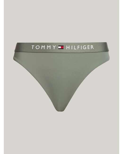 Tommy Hilfiger Gray Original Hipster Logo Bikini Bottoms