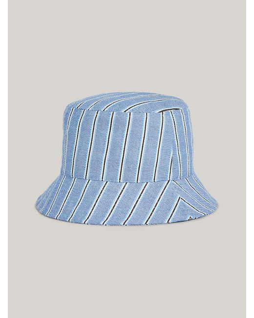 Tommy Hilfiger Blue Essential Flag Embroidery Bucket Hat