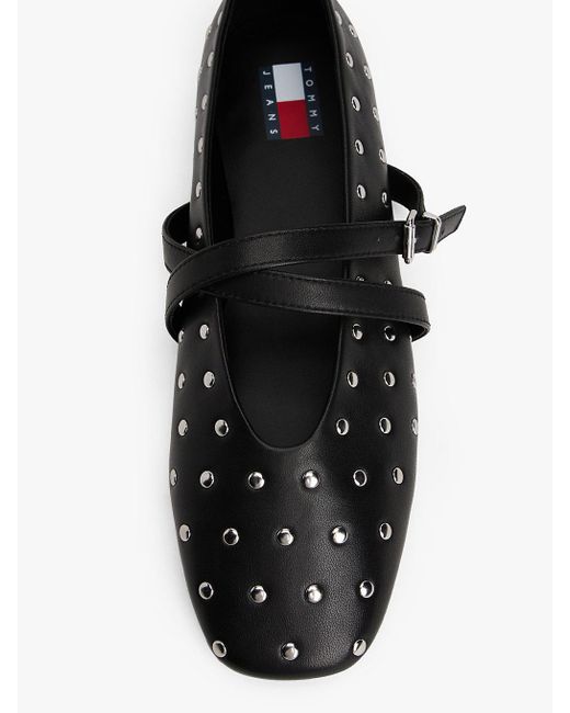 Ballerines Mary Jane À Clous Tommy Hilfiger en coloris White