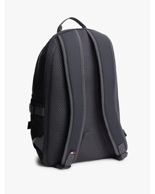 Tommy Hilfiger Blue Outdoor Textile Mesh Pocket Backpack for men