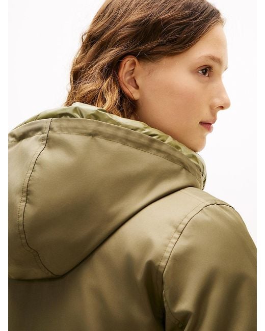 Tommy Hilfiger Natural Contrast Hood Padded Parka