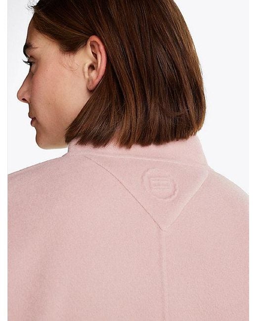 Tommy Hilfiger Jack Van Wolmix Met Baseball-Hals in het Pink