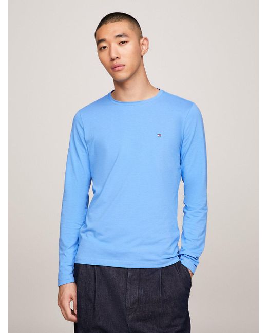 T shirt manche longue tommy hilfiger homme outlet