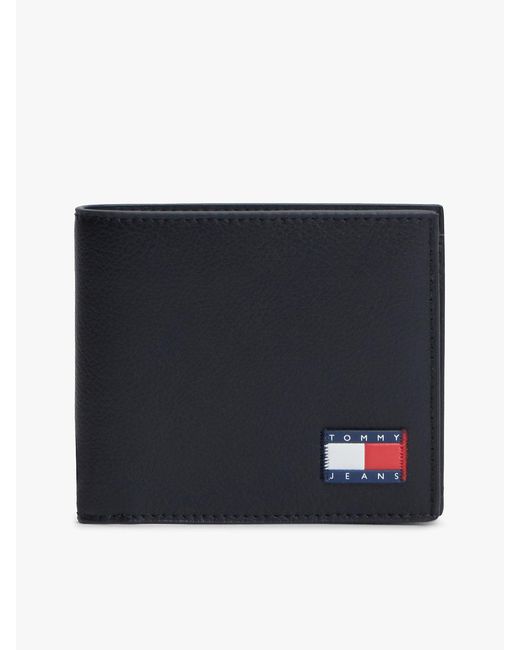 Tommy Hilfiger Black Heritage Wallet With Leather for men
