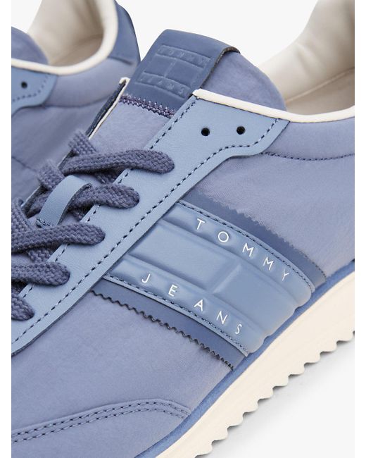 Sneakers Antiscivolo Con Mix Di Texture di Tommy Hilfiger in Blue da Uomo