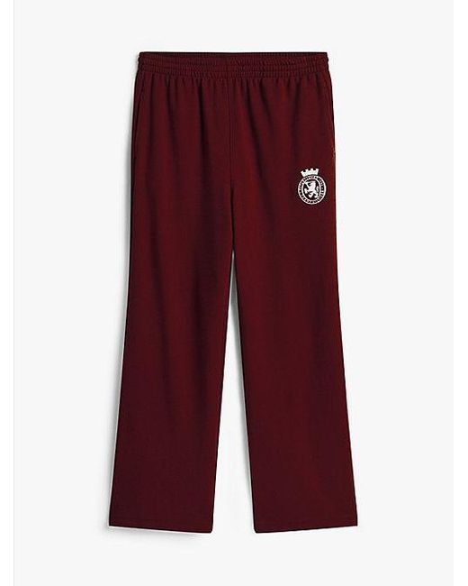 Joggers Anchos Con Escudo Th Tommy Hilfiger de color Red