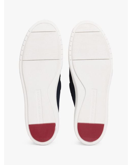 Chaussures Bateau Hybrides En Daim À Lacets Tommy Hilfiger pour homme en coloris Blue