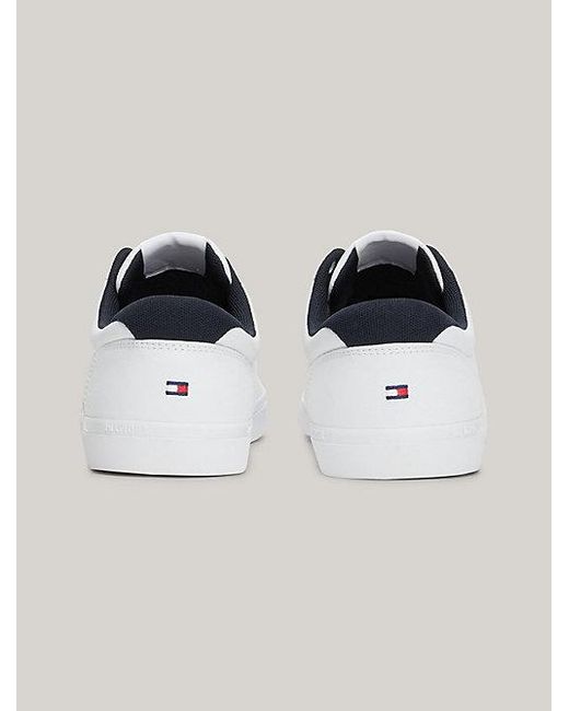 Tommy Hilfiger Essential Iconic Sneaker Met Signature-tape in het White voor heren