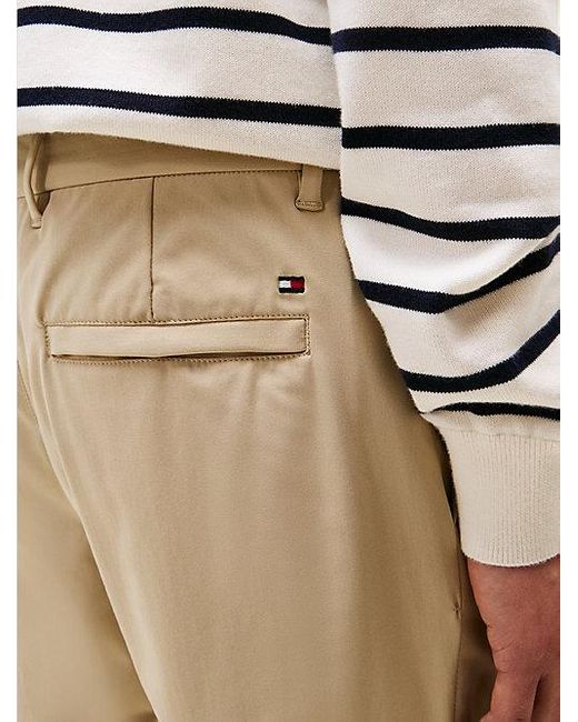 Tommy Hilfiger Denton Flex Chino Met Rechte Broekspijpen in het Brown voor heren