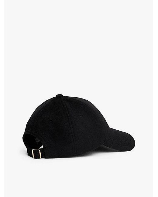 Gorra De Béisbol Con Monograma Th Tommy Hilfiger de color Black