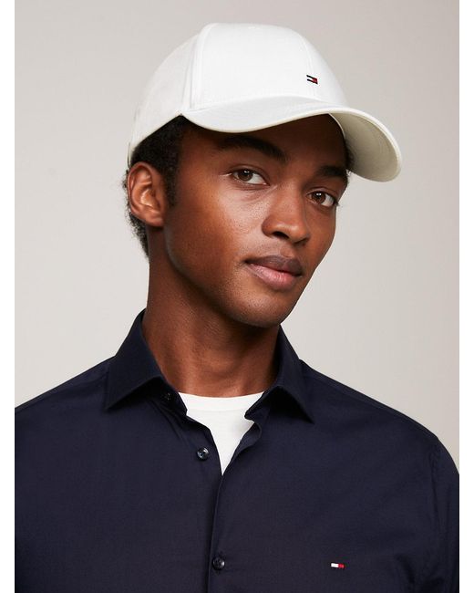 Tommy Hilfiger White Classic Baseball Cap for men