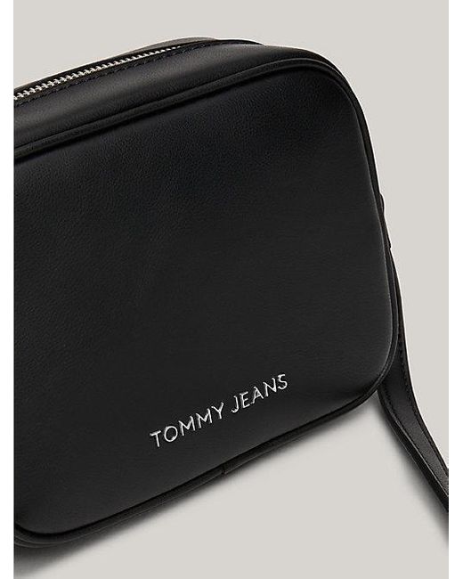 Tommy Hilfiger Essential Kleine Crossbody-cameratas Met Logo in het Black