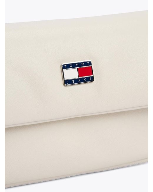 Tommy Hilfiger Natural Padded Flap Crossbody Bag