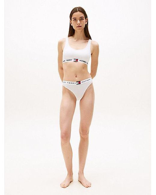 Braguitas Heritage Con Inscripción En Cintura Tommy Hilfiger de color White