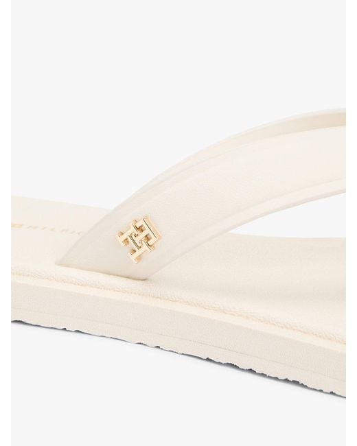 Tommy Hilfiger Natural Chic Th Monogram Flip-flops