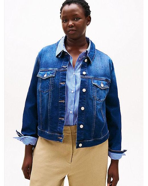 Tommy Hilfiger Blue Jeansjacke CRV DNM NEW DOREEN SLIM JACKET