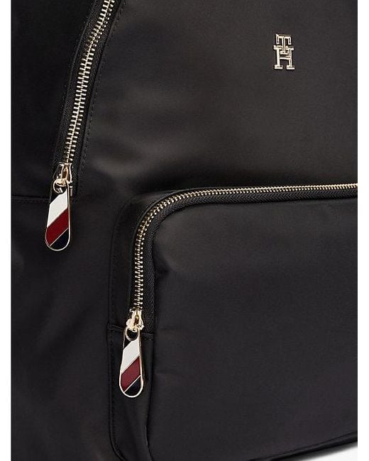 Mochila Con Insignia Th Emblem Tommy Hilfiger de color Black