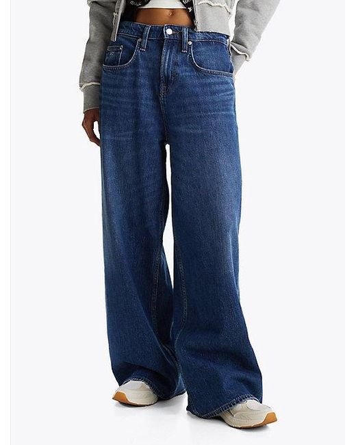 Vaqueros Charlie De Talle Medio Holgados Tommy Hilfiger de color Blue