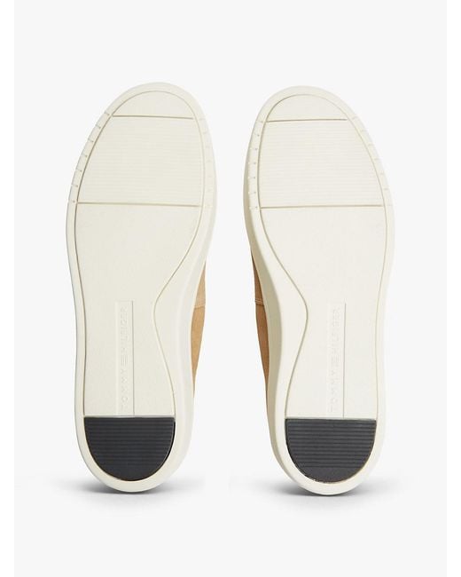 Tommy Hilfiger White Lightweight Suede Loafers for men