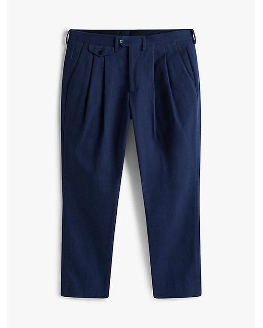 Tommy Hilfiger Pantalon Met Persvouwen in het Blue voor heren