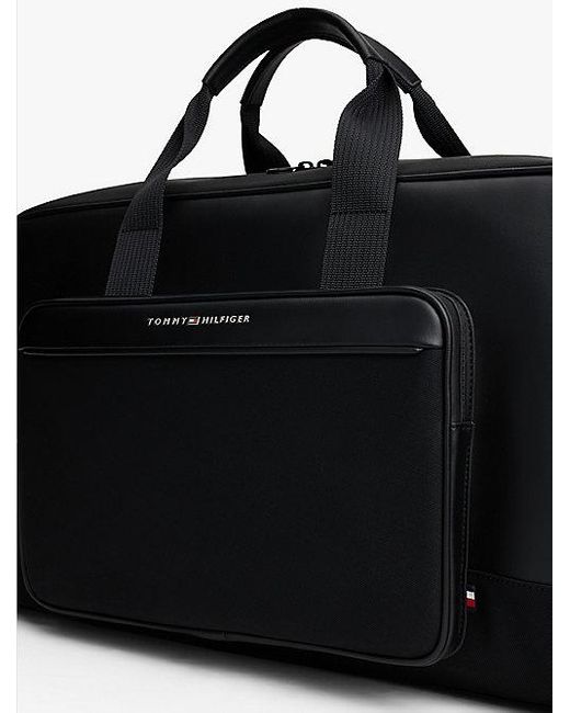 Tommy Hilfiger Crossbody-Dufflebag Mit Logo Aus Metall in Black für Herren