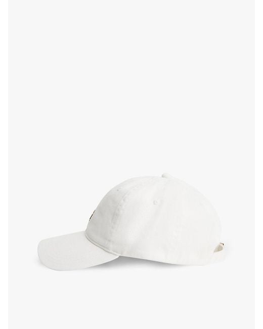 Tommy Hilfiger White Chic Th Monogram Washed Baseball Cap