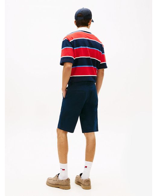 Tommy Hilfiger Blue Scanton Twill Slim Chino Shorts for men