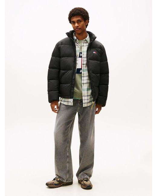 Doudoune Décontractée Froissée Déperlante Tommy Hilfiger pour homme en coloris Black