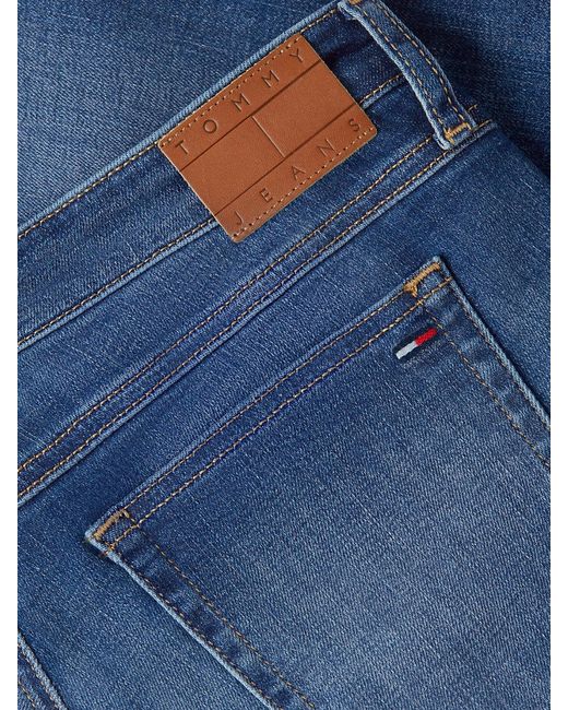 Tommy Hilfiger Red Faded Low Rise Skinny Jeans