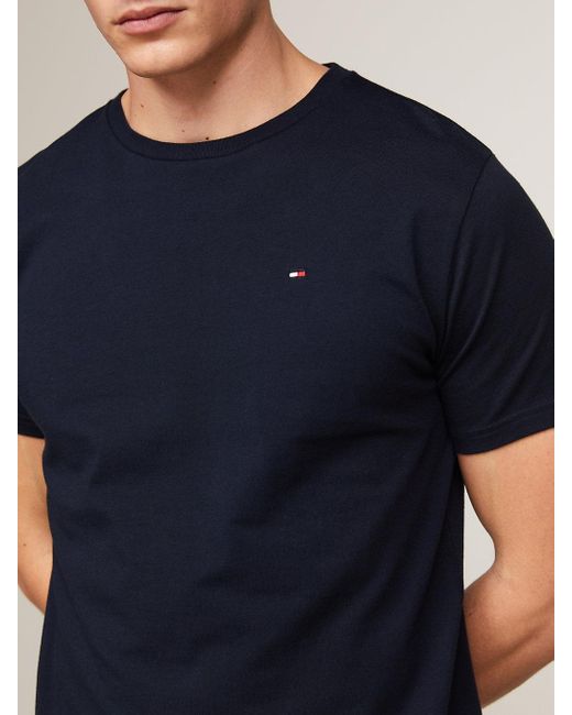 Tommy Hilfiger Blue Th Original T-shirt And Shorts Print Pyjama Set for men