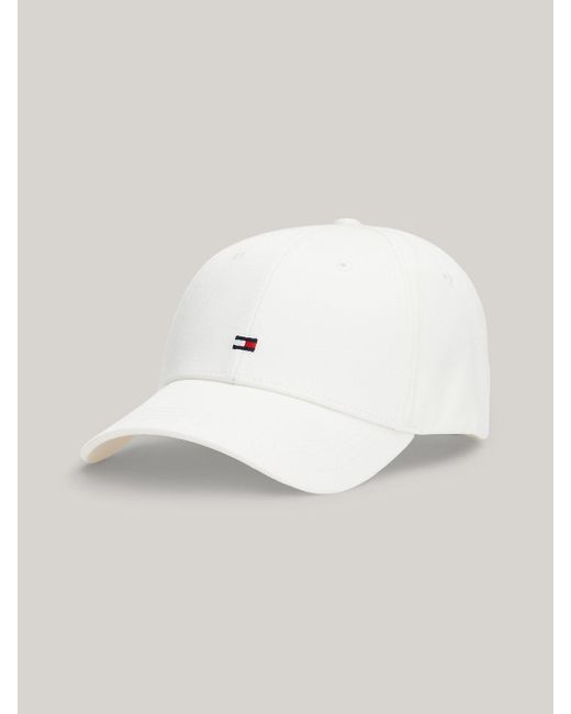 Tommy Hilfiger White Essential Flag Embroidery Baseball Cap