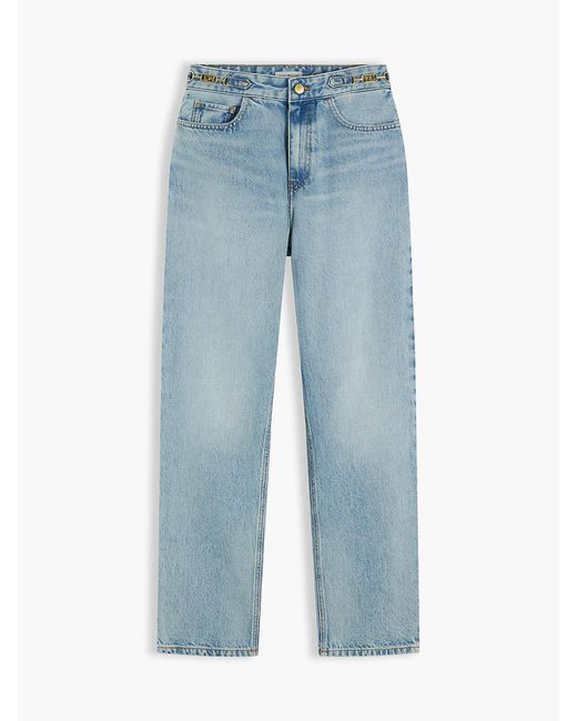 Tommy Hilfiger Blue Flag Horsebit Regular Tapered Ankle Jeans