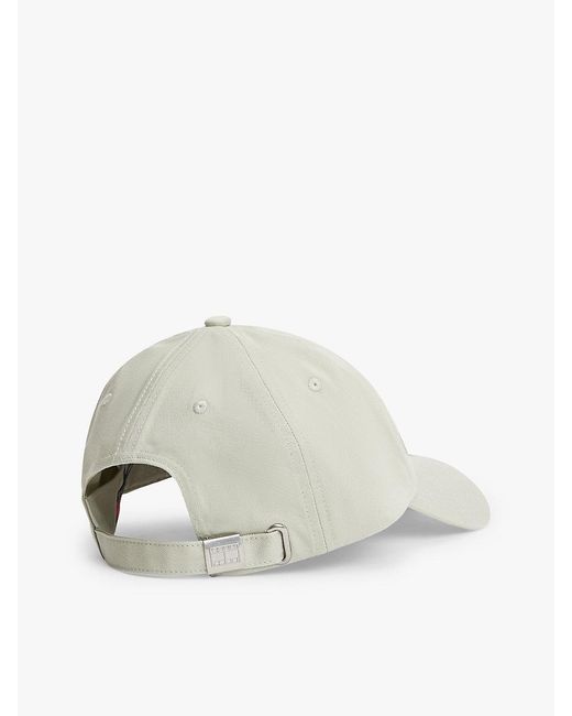 Tommy Hilfiger White Heritage Logo Baseball Cap
