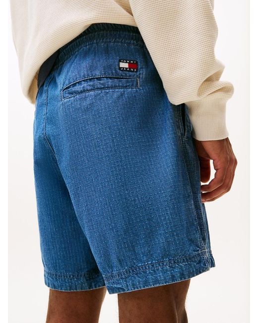 Shorts Relaxed Fit di Tommy Hilfiger in Blue da Uomo