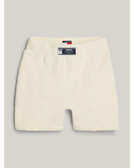 Tommy Hilfiger Natural Fitted Racer Jersey Sweat Shorts