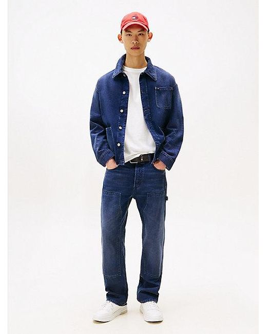 Vaqueros Otis De Corte Regular Y Recto Tommy Hilfiger de hombre de color Blue