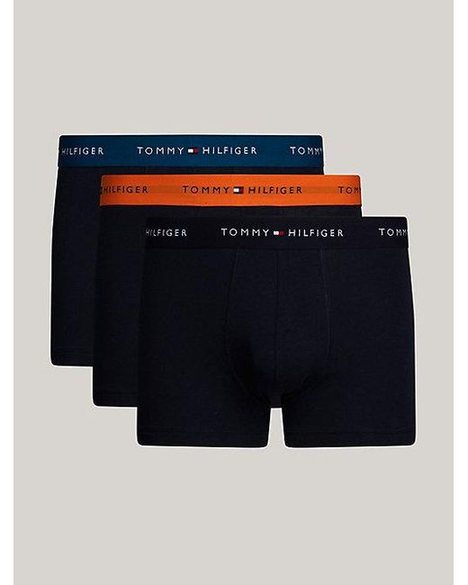 Pack De 3 Calzoncillos Trunk Essential Tommy Hilfiger de hombre de color Azul Lyst