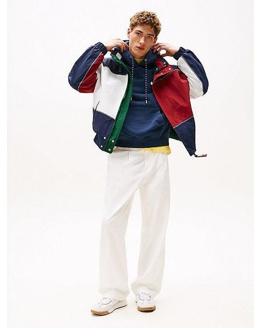 Tommy Hilfiger Hilfiger Sailing Reversible Relaxed Jack in het Red